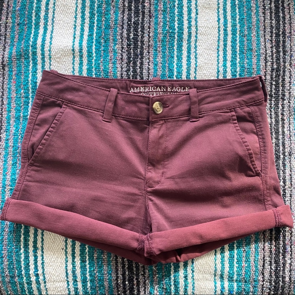 American Eagle Super Stretch Midi Shorts